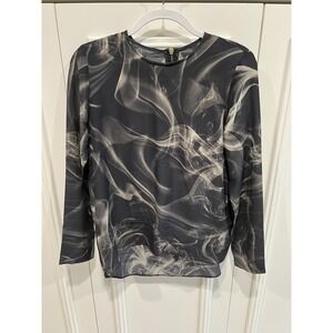 Roseanna Women's Abstract Silk Blouse Made In France Designer Luxury Size 36